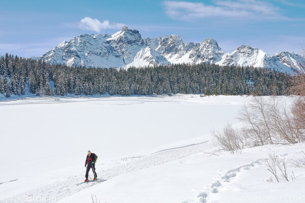 16 febbraio. Valmalenco. Alpe e lago Palù